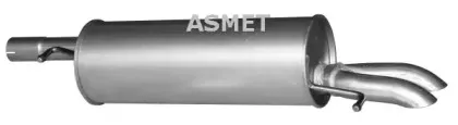 04.076 ASMET Глушитель выхлопных газов конечный 04.076 ASMET Глушитель выхлопных газов конечный